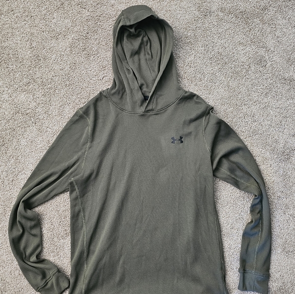 Men's Under Armour Waffle Knit Hoodie - Picture 2 of 3